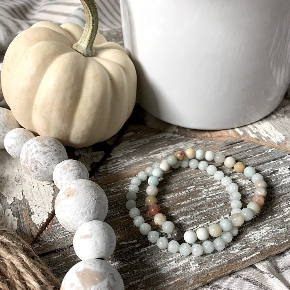 Multi-colored Pastel Glass Beaded Bracelets